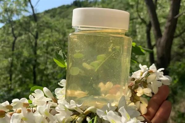 洋槐蜜和百花蜜的价格，前者一斤要50-70元、后者的价格取决于酿蜜蜂种