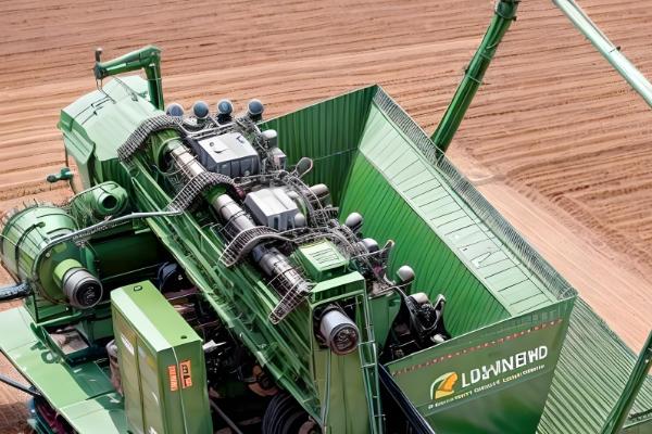 大蒜播种机的工作原理，采用地轮传动及支重控制播种深度