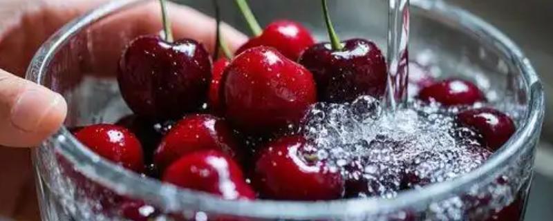 樱桃怎么清洗，可以用盐水浸泡