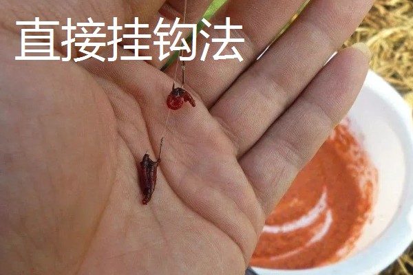 红虫的挂钩方法,有以下5种常用方式