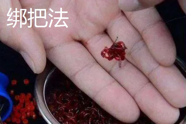红虫的挂钩方法,有以下5种常用方式